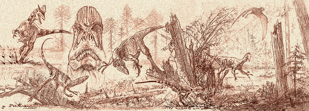 Dinosaur Sketchbook - Some preliminary sketches of natural history children's book art through the years.